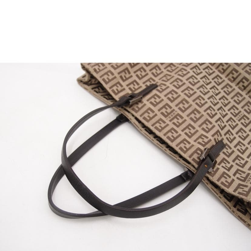FENDI Zucchino Pattern Tote Brown 8BH018 Rank A 69 [Used] 8BH018 5