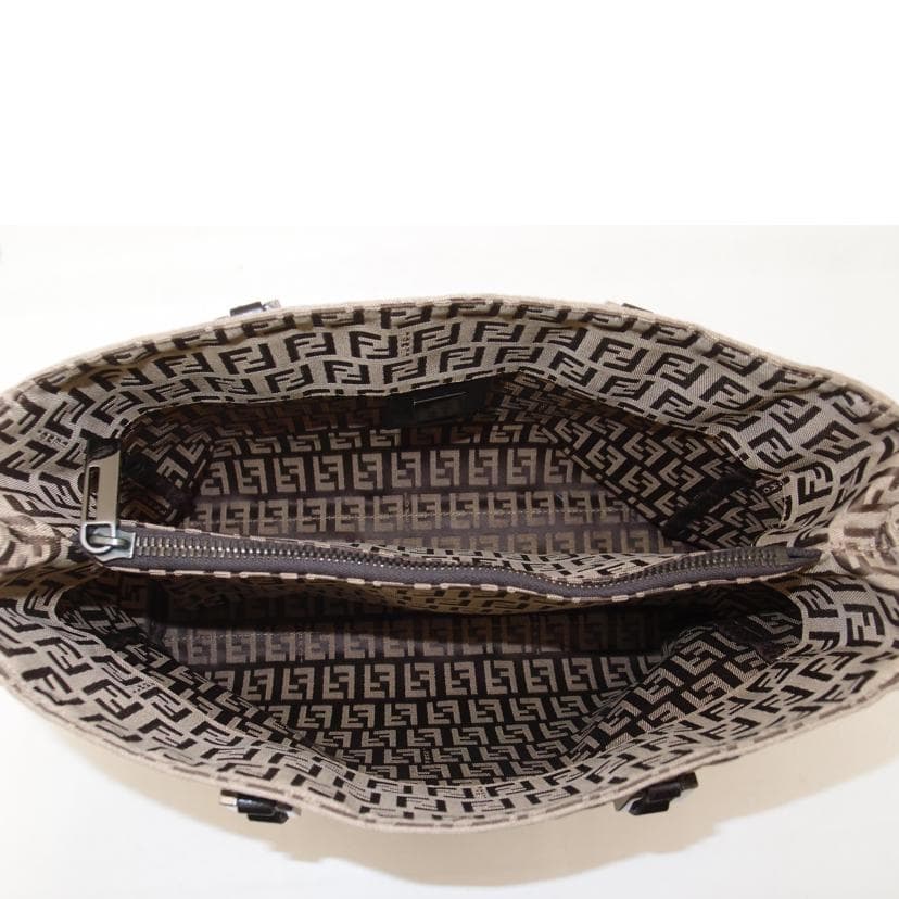 FENDI Zucchino Pattern Tote Brown 8BH018 Rank A 69 [Used] 8BH018 6