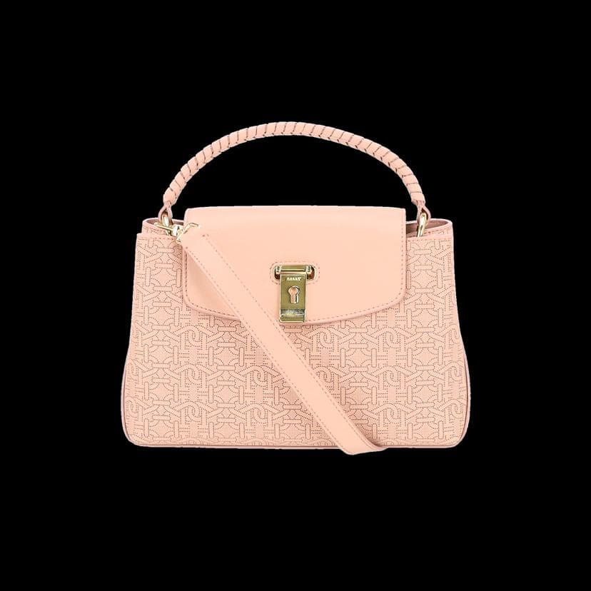 BALLY LAYKA SM 2WAY Shoulder Bag Pink A Rank 06 [Used] 2