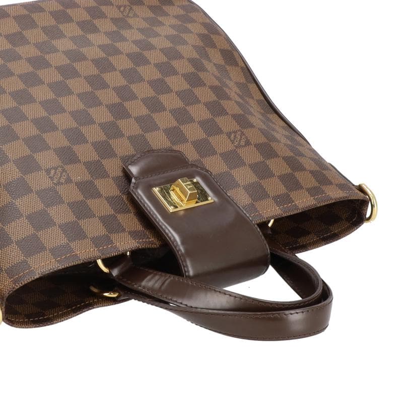 LOUIS VUITTON Louis Vuitton Cabas Roseberry Damier Ebene N41177 AR4*** B Rank 5