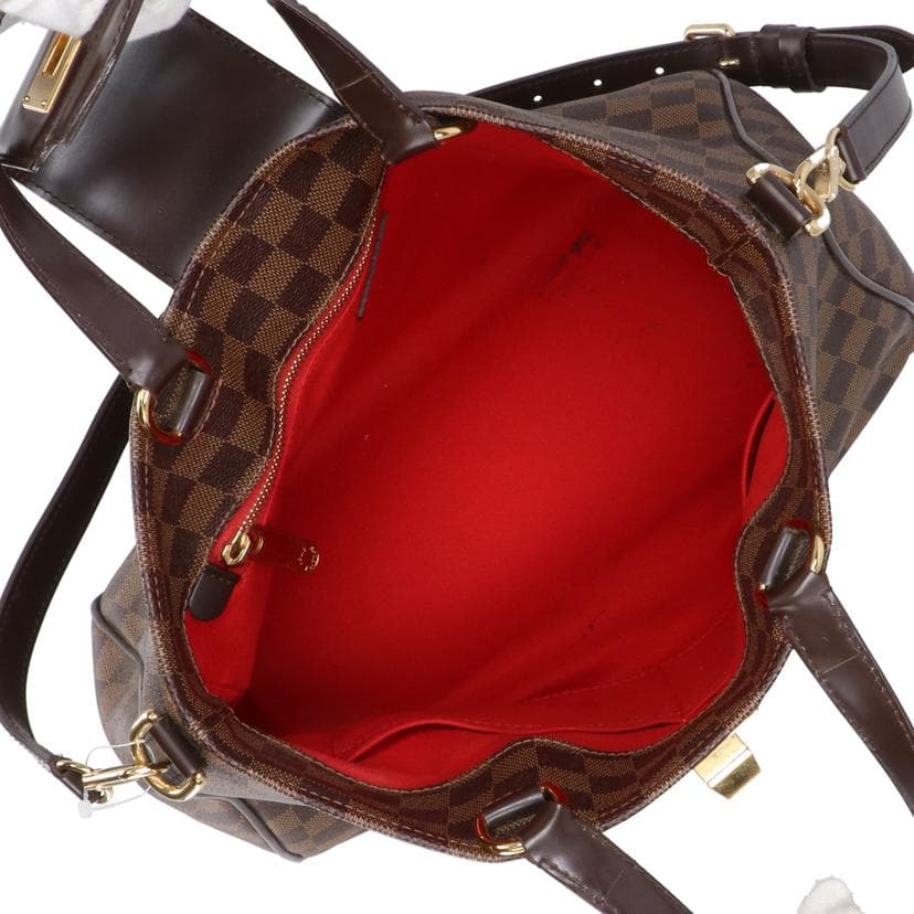 LOUIS VUITTON Louis Vuitton Cabas Roseberry Damier Ebene N41177 AR4*** B Rank 6