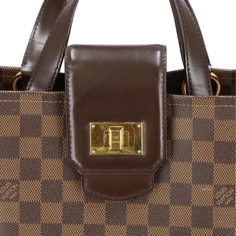 LOUIS VUITTON Louis Vuitton Cabas Roseberry Damier Ebene N41177 AR4*** B Rank 8