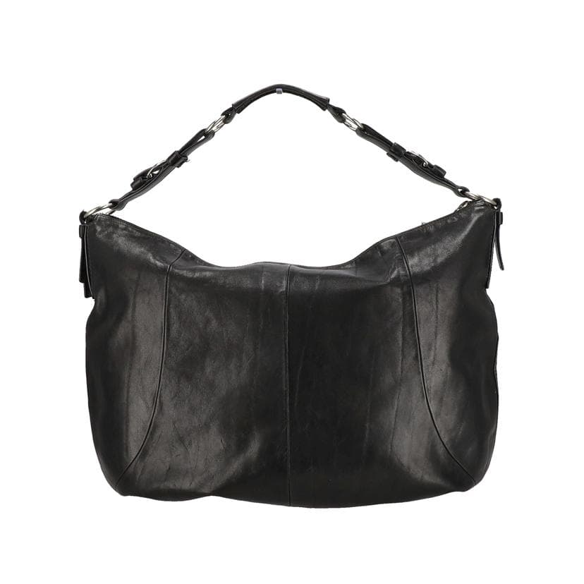 COACH Coach Leather One Shoulder Bag Black 12685 H08** AB Rank 18Used 12685 3