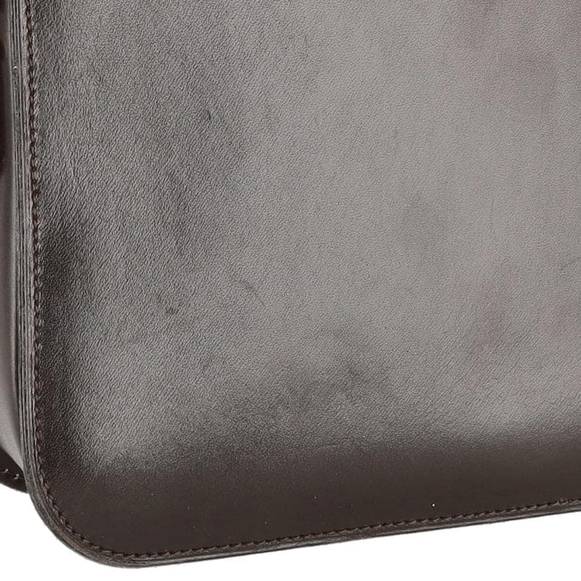 CELINE Vintage Macadam Buckle Leather Flap Shoulder AB Rank 24Used 11