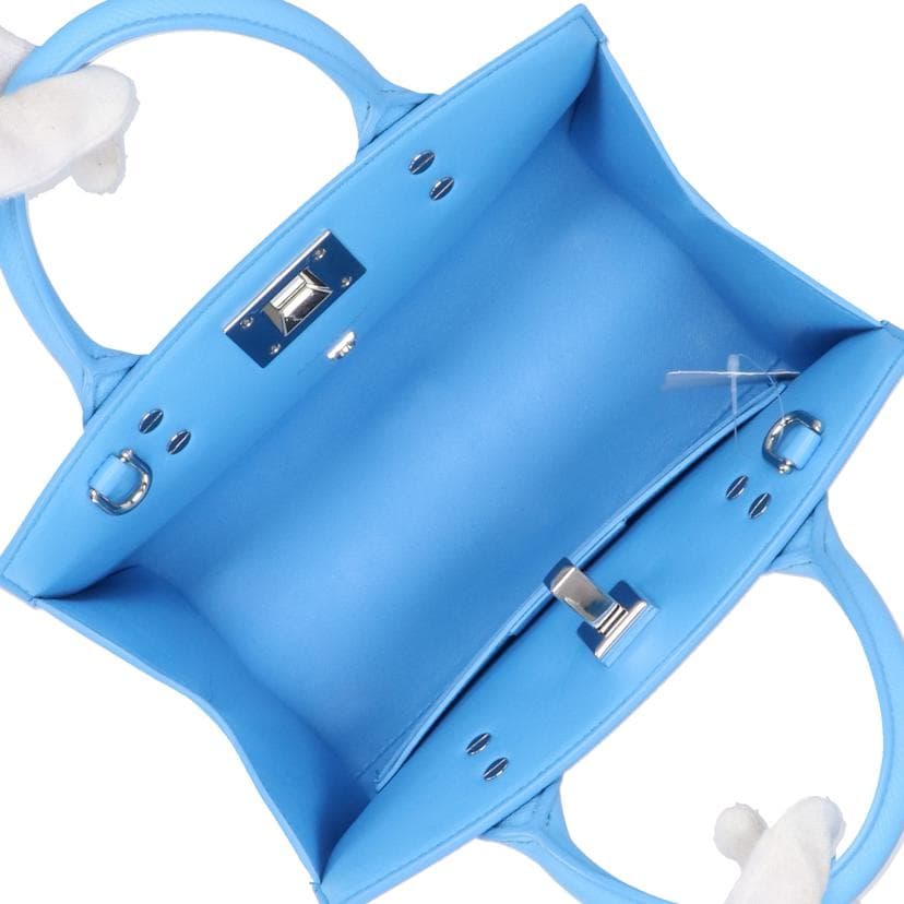 S. Ferragamo Salvatore Ferragamo Studio Box S Gancini Blue EZ21 1424 SA Rank 24 5