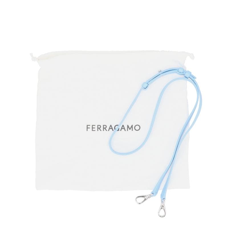 S. Ferragamo Salvatore Ferragamo Studio Box S Gancini Blue EZ21 1424 SA Rank 24 6