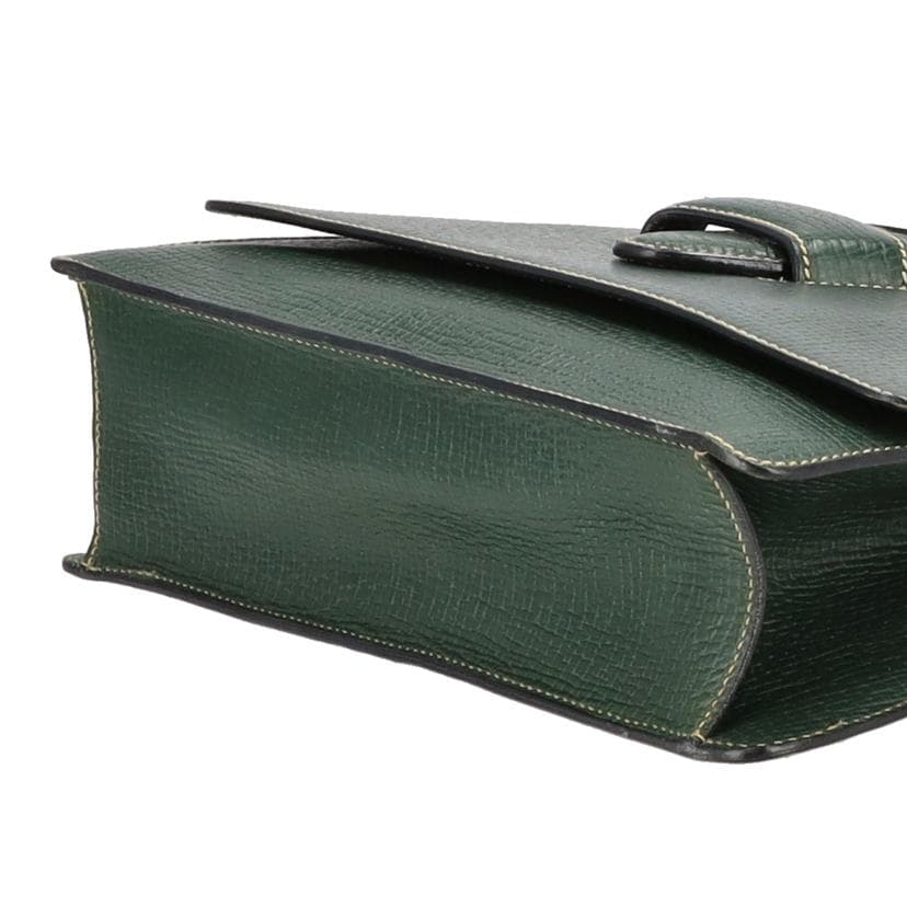 LOEWE Barcelona 2WAY Shoulder Bag Green AB Rank 24Used 4