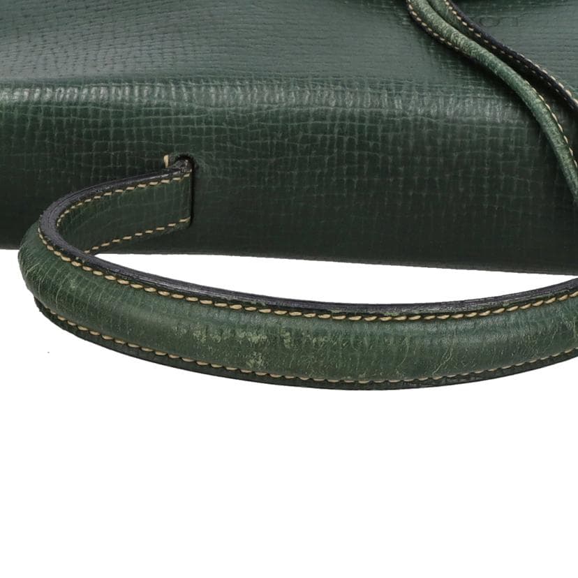 LOEWE Barcelona 2WAY Shoulder Bag Green AB Rank 24Used 7