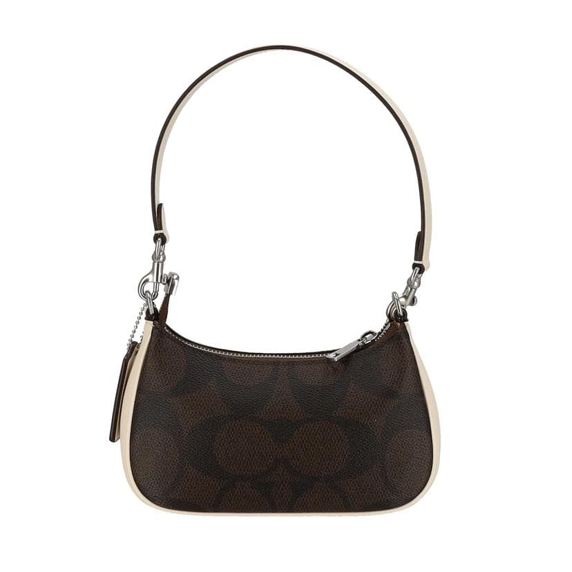 COACH Terry Mini Crossbody Shoulder Bag Signature Brown CY734 L24** Rank A 01 3
