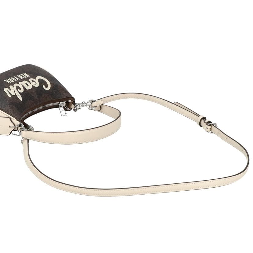 COACH Terry Mini Crossbody Shoulder Bag Signature Brown CY734 L24** Rank A 01 5