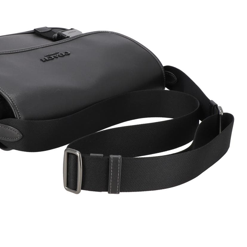 COACH Leather Messenger Bag Black UC110 J24** AB Grade 18 5