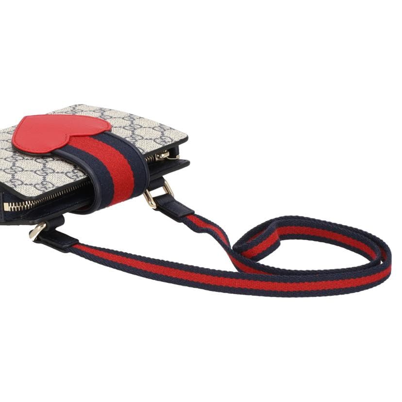 GUCCI Gucci Children's GG Heart Web Stripe Bag 793830 525*** A Rank 91Used 5