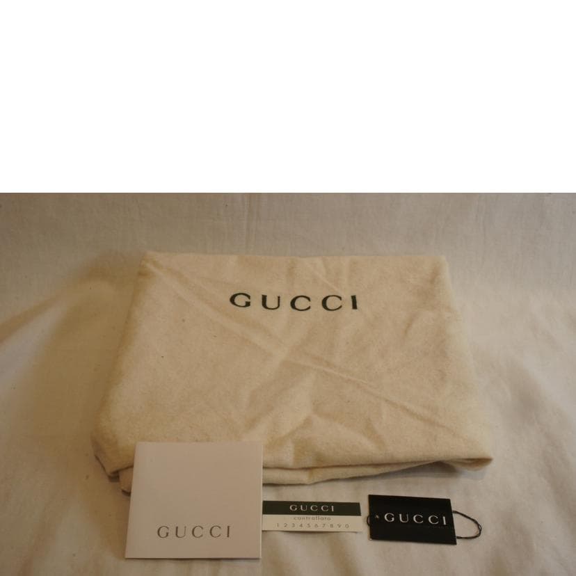 GUCCI GG Suede One Shoulder Black 001.3297 002*** A Rank 92Used 001.3297 7