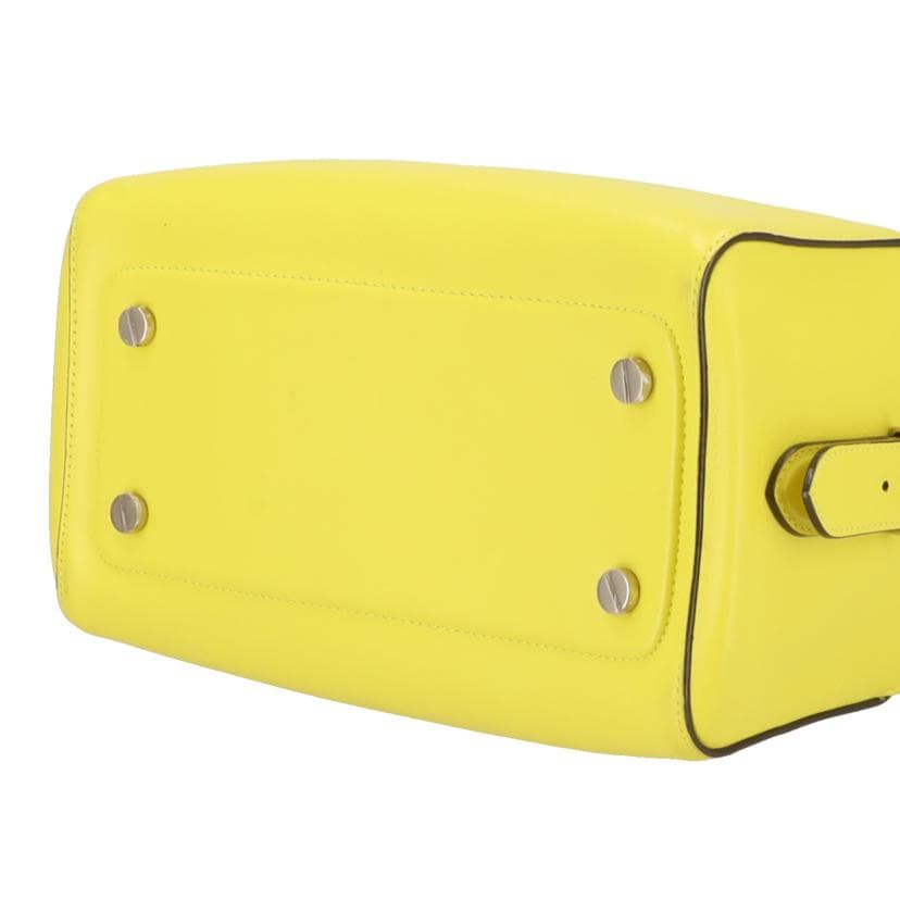 BALLY Bloom MD 2WAY Shoulder Bag Yellow AB Rank 06 [Used] 4