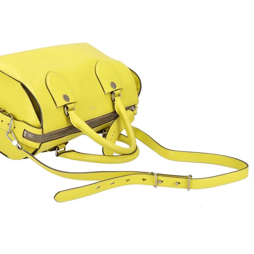 BALLY Bloom MD 2WAY Shoulder Bag Yellow AB Rank 06 [Used] 5
