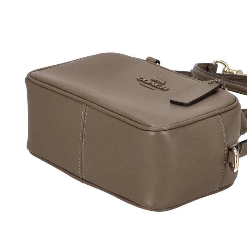 COACH Smooth Leather Satchel Crossbody 2WAY Bag CT776 A25** A Rank 85Used CT776 4