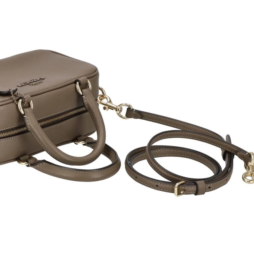 COACH Smooth Leather Satchel Crossbody 2WAY Bag CT776 A25** A Rank 85Used CT776 5