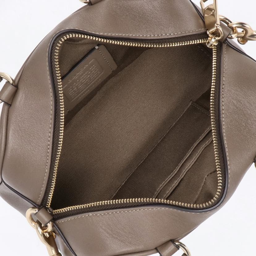 COACH Smooth Leather Satchel Crossbody 2WAY Bag CT776 A25** A Rank 85Used CT776 6