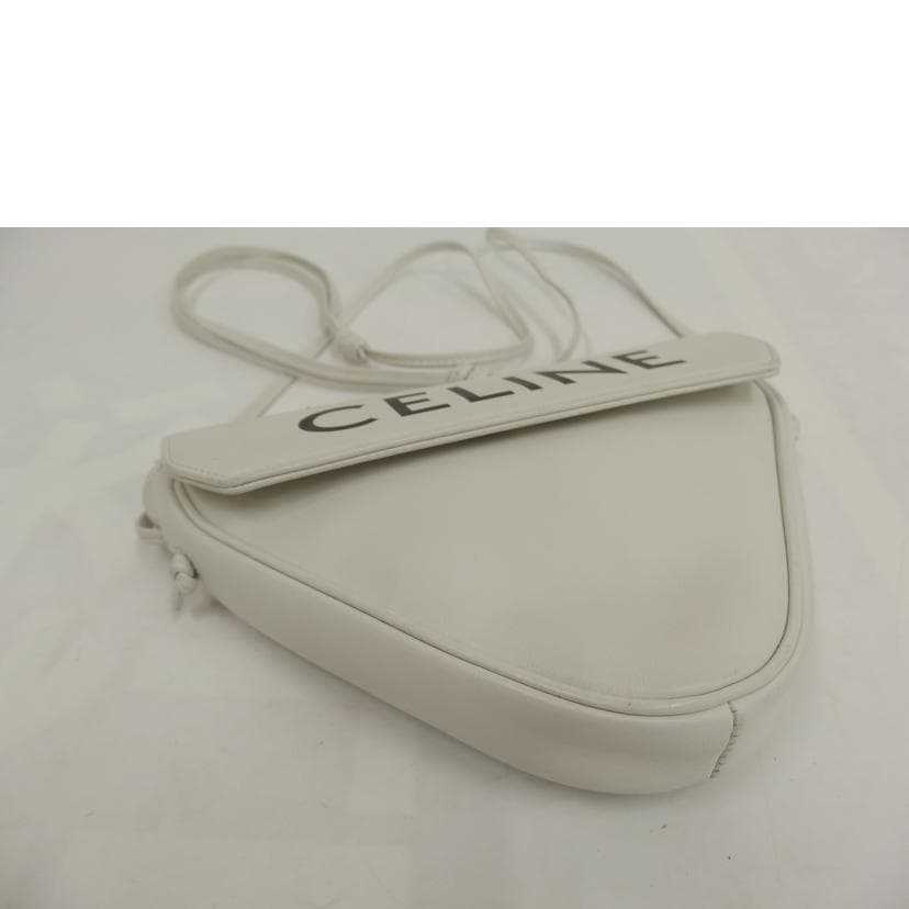 CELINE Celine Triangle Logo Shoulder A Rank 82 [Used] 5