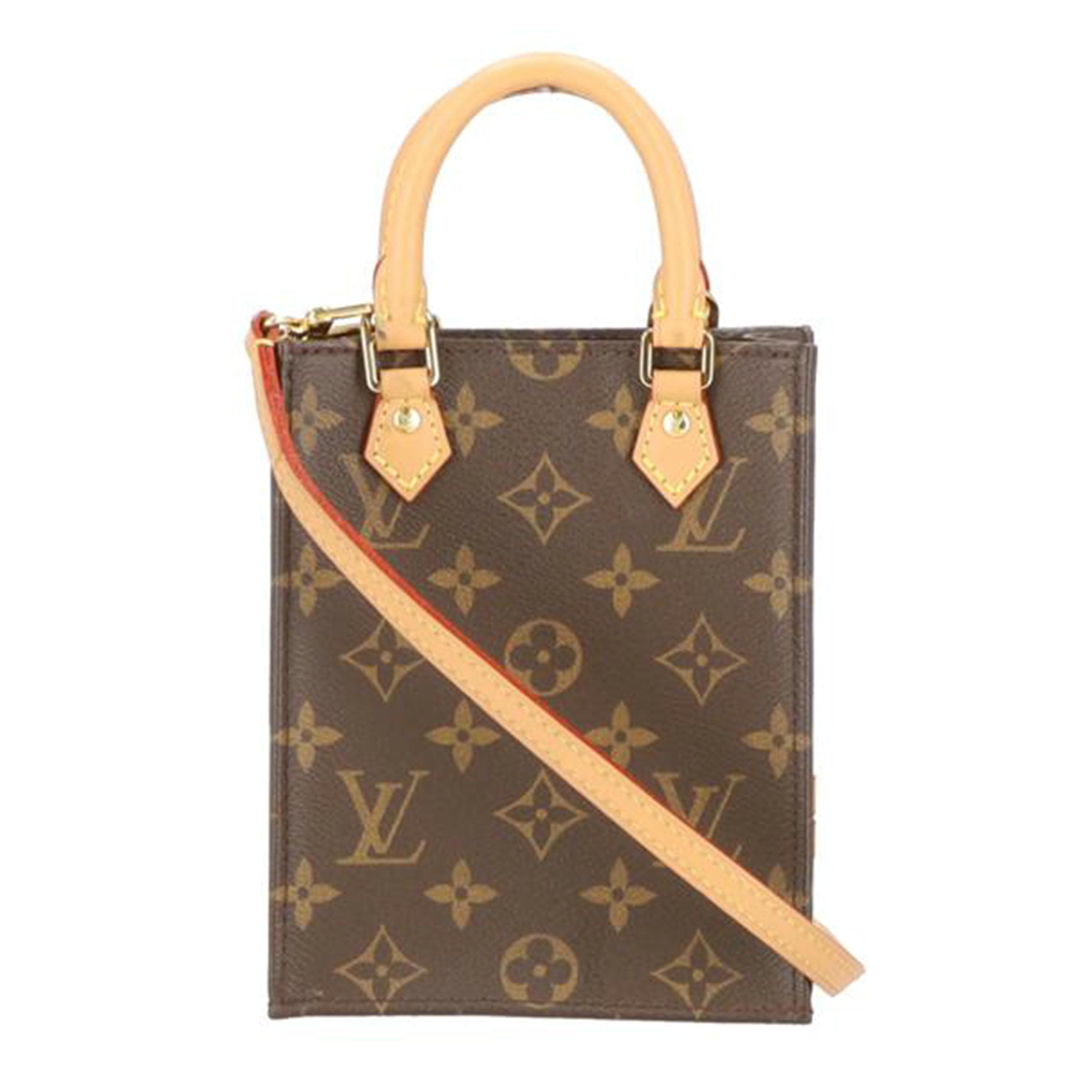 LOUIS VUITTON Louis Vuitton Petit Sac Plat Monogram M81925 RFI* A Rank 19Used 2