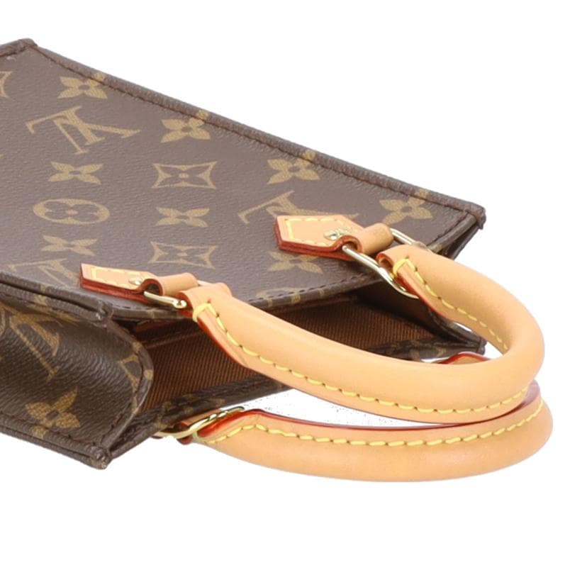 LOUIS VUITTON Louis Vuitton Petit Sac Plat Monogram M81925 RFI* A Rank 19Used 5