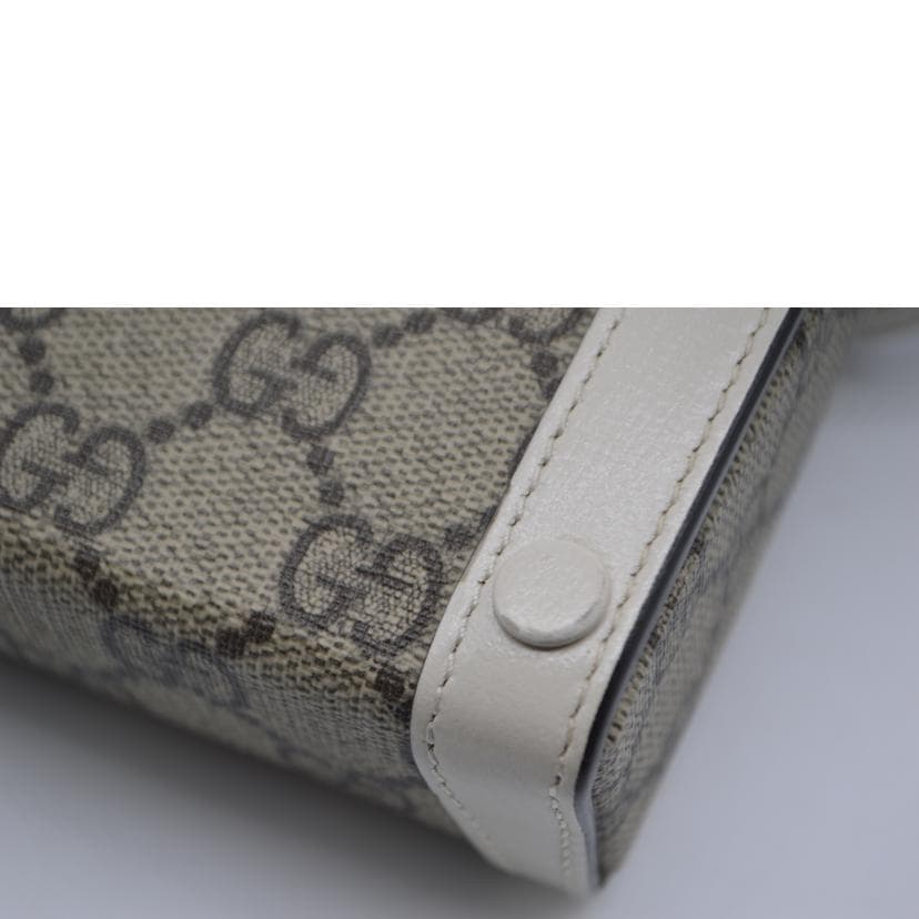 GUCCI GG Supreme Horsebit Mini Leather Shoulder Bag 625615 218* A Rank 89 8