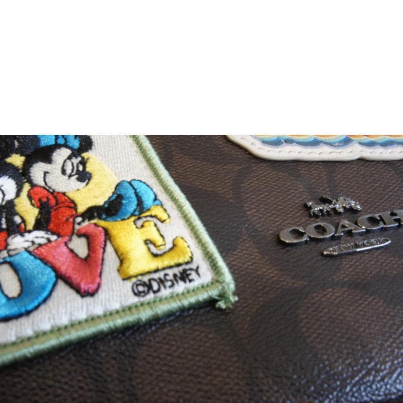 COACH Disney Collab PVC Signature Backpack F29355 A18** A Grade 92 10