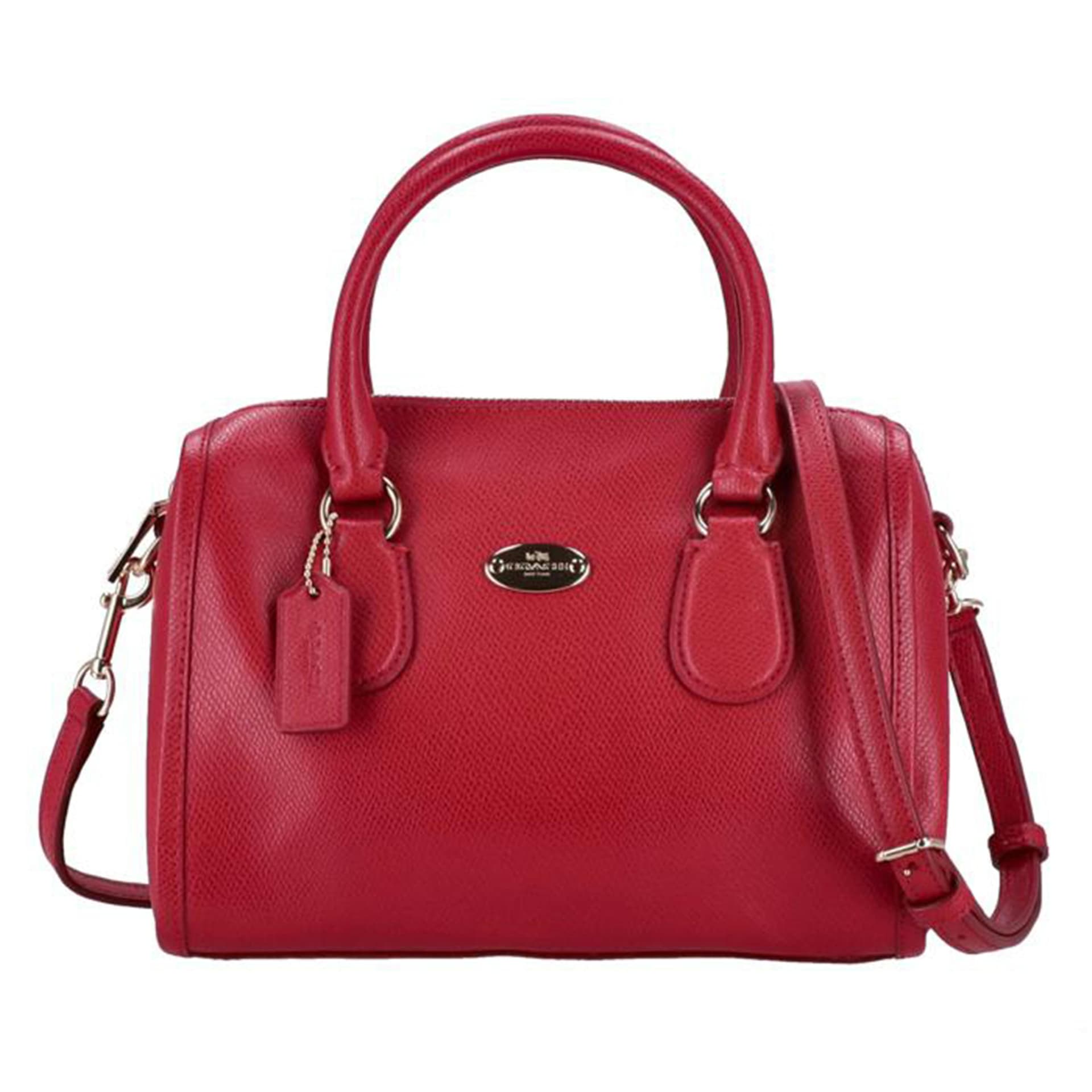 COACH Luxury Crossgrain Leather Bennett Mini Satchel F33329 F15** AB Rank 2