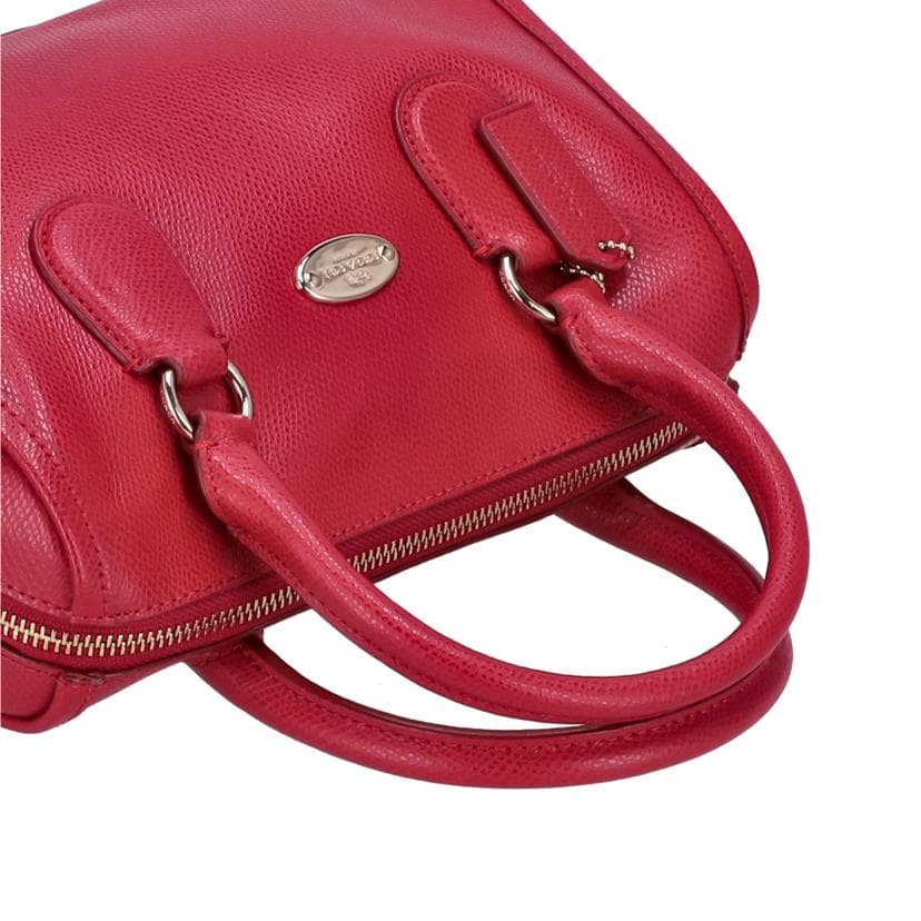 COACH Luxury Crossgrain Leather Bennett Mini Satchel F33329 F15** AB Rank 5