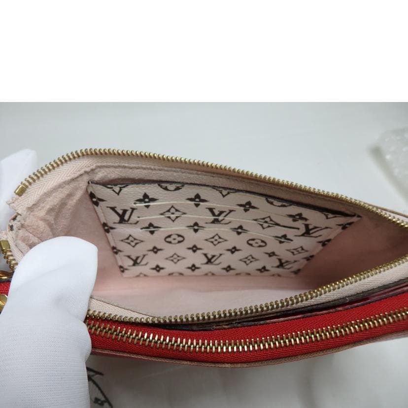 LOUIS VUITTON Monogram Giant Pochette Double Zip M67561 GI1*** AB Rank 84Used 7