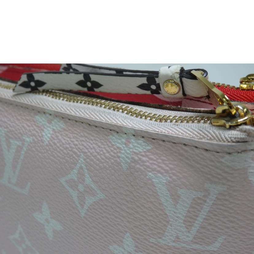 LOUIS VUITTON Monogram Giant Pochette Double Zip M67561 GI1*** AB Rank 84Used 8