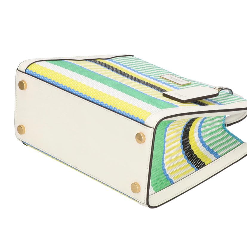 Kate Spade Manhattan Stripes Small Tote Bag KH27 A Rank 85Used KH27 4