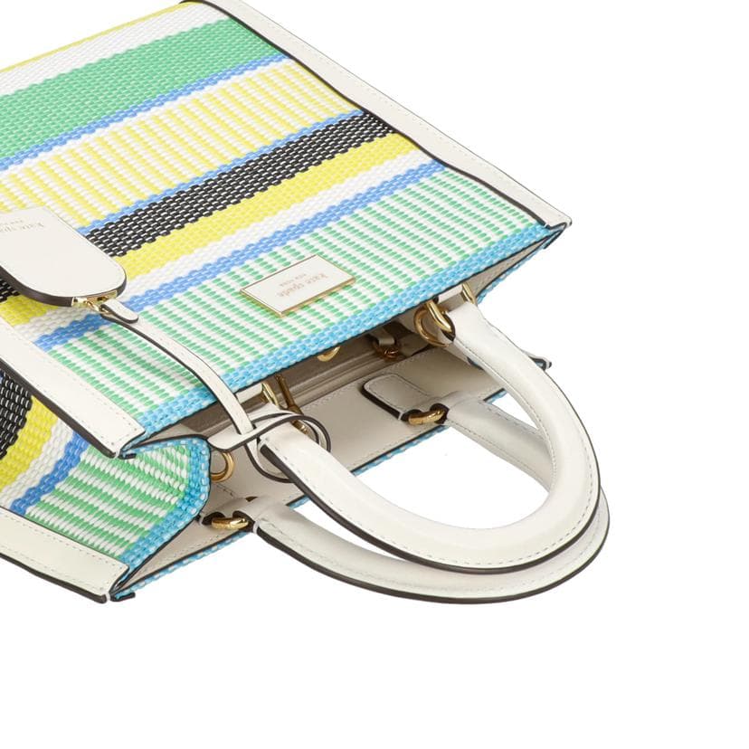 Kate Spade Manhattan Stripes Small Tote Bag KH27 A Rank 85Used KH27 5