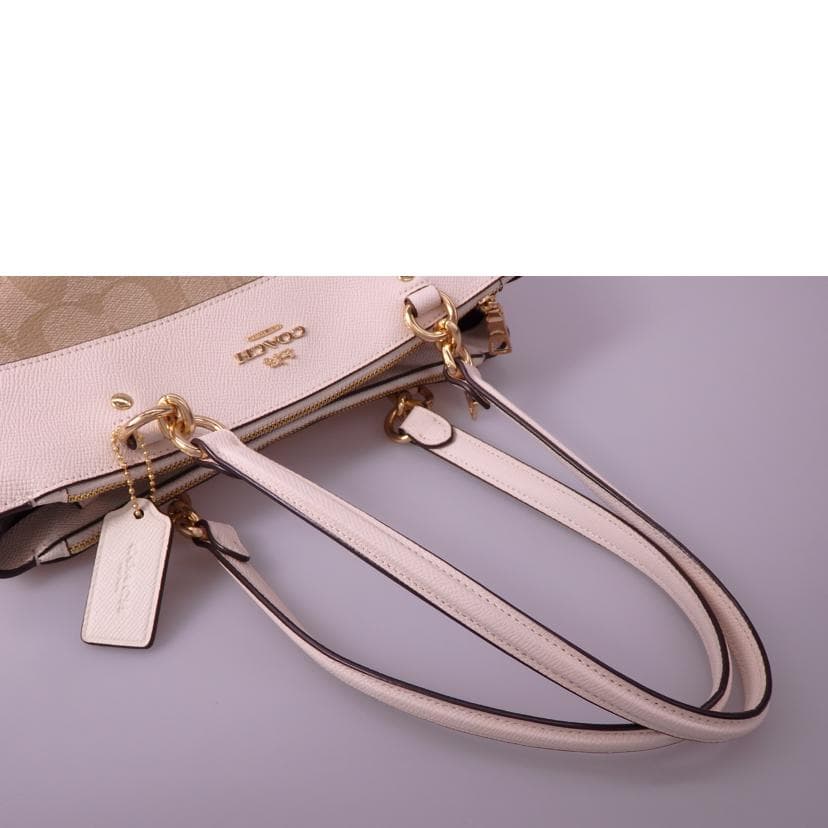 COACH Signature 2WAY Shoulder Bag F25396 D18** AB Rank 76Used F25396 5