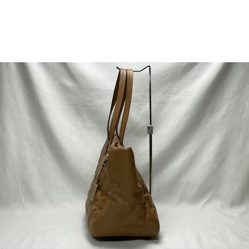 COACH Leather Turnlock Tote Bag 21237 J12** B Grade 52 5