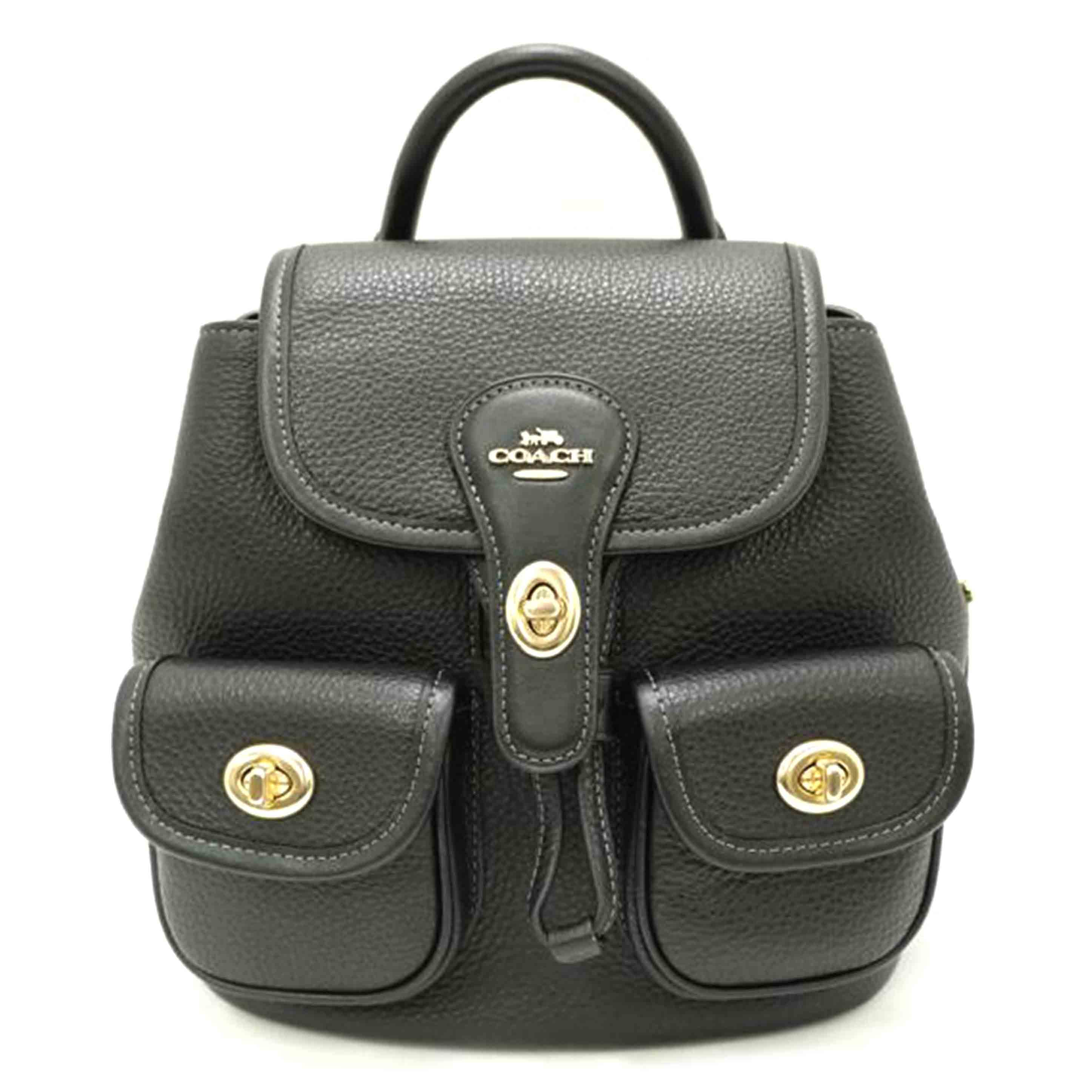 COACH Coach Hadley Backpack Black CBH09 C25** SA Rank 69Used CBH09 2