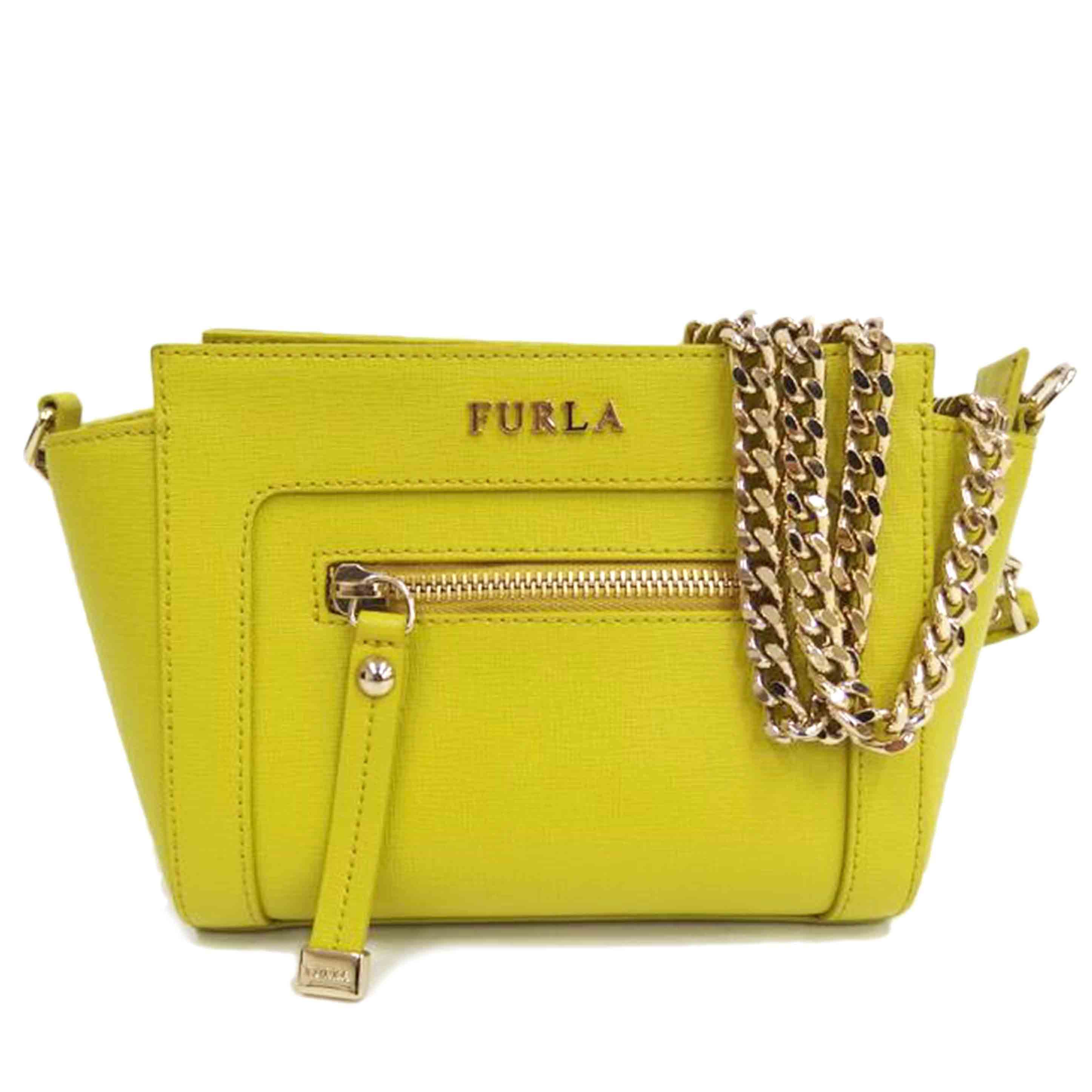 FURLA Furla Leather Chain Shoulder A Grade 82 2