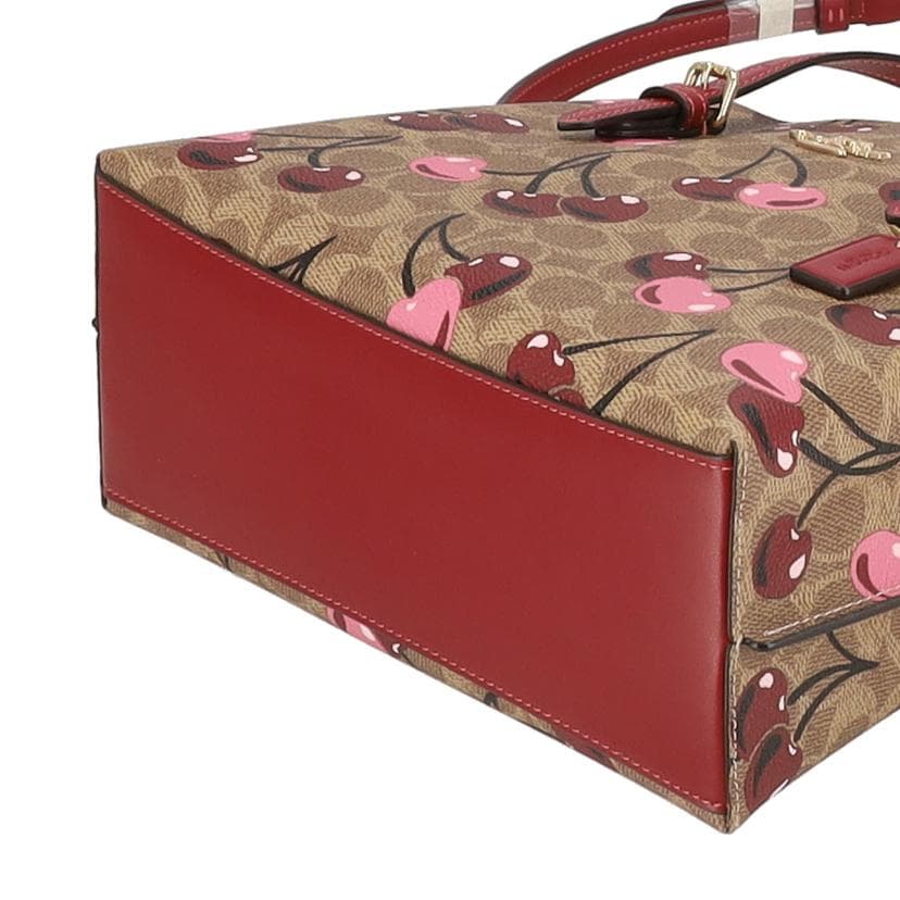 COACH Coach Mori Tote Bag 25 Signature Cherry Print CZ772 K24** A Rank 18Used 4