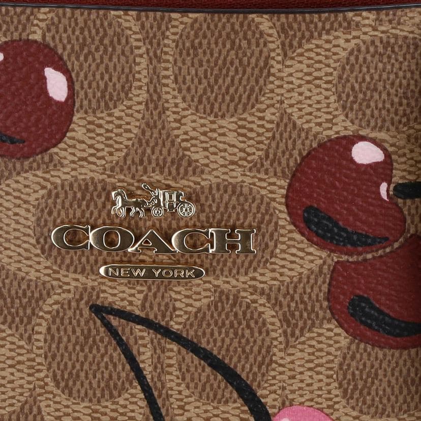 COACH Coach Mori Tote Bag 25 Signature Cherry Print CZ772 K24** A Rank 18Used 9