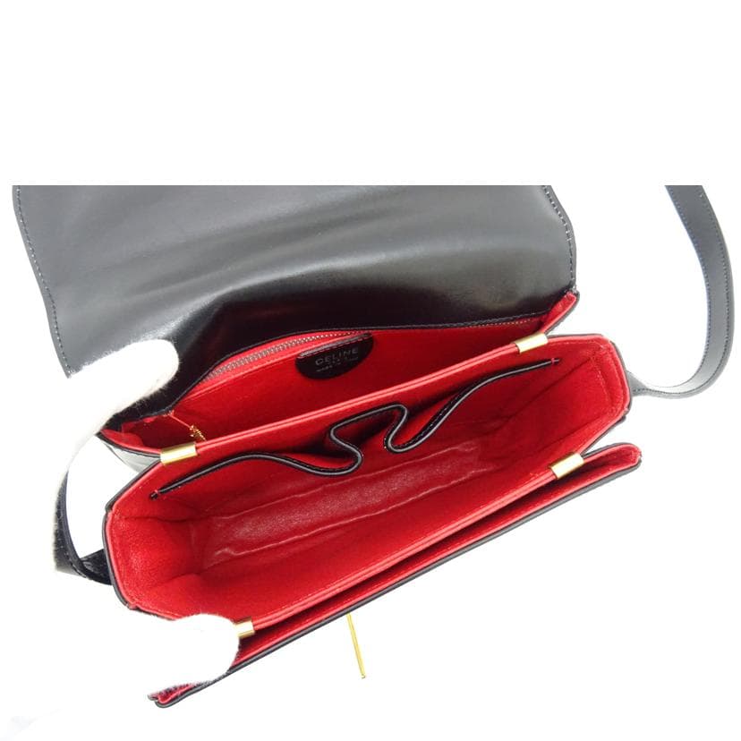 CELINE Celine Leather Shoulder Black F 0* B Grade 69 7