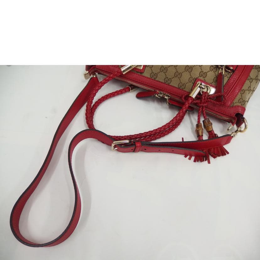 GUCCI GUCCI GG Canvas Bamboo Hand 282300 B Grade 82 4