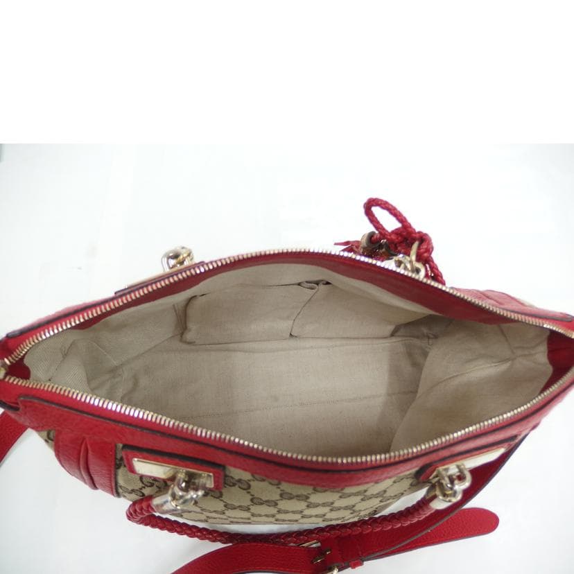 GUCCI GUCCI GG Canvas Bamboo Hand 282300 B Grade 82 5