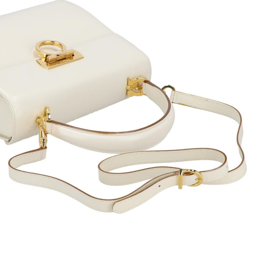 Ferragamo Gancini 2WAY Handbag AK4192 AB Rank 91 [Used] AK4192 5