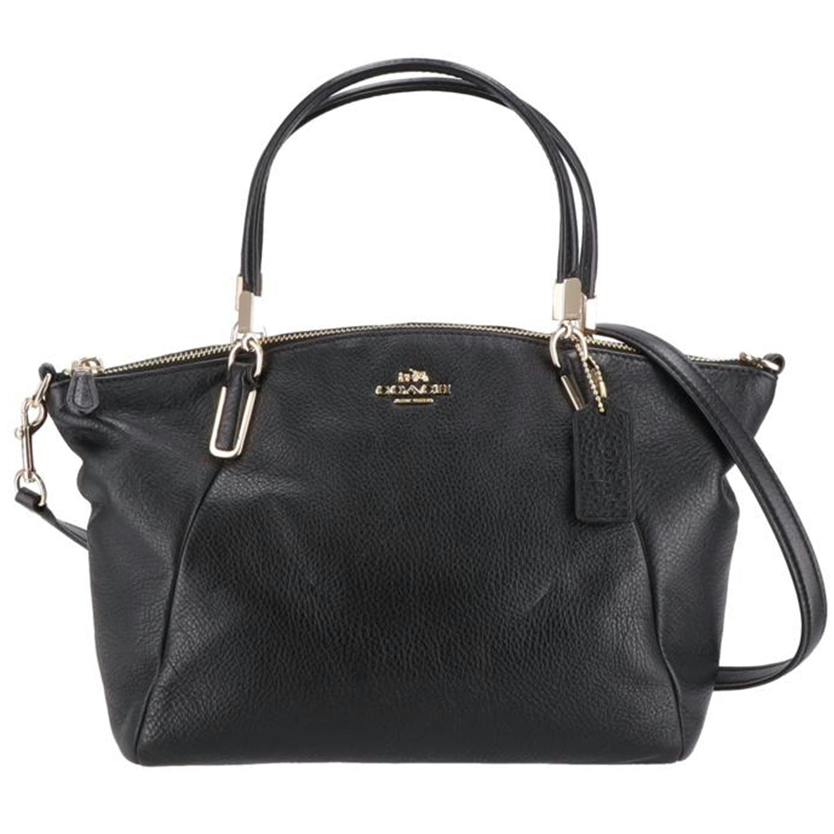 COACH Leather 2WAY Handbag F34493 B15** AB Rank 94Used F34493 2