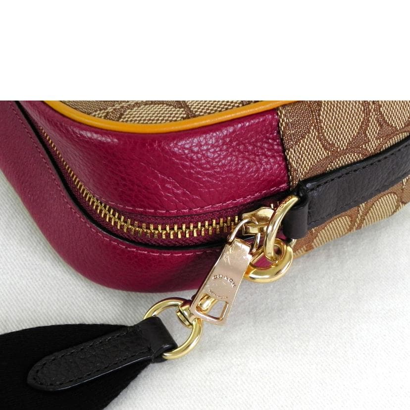 COACH Shoulder Bag Signature Jacquard K2022 191* Rank A 81 [Used] K2022 7