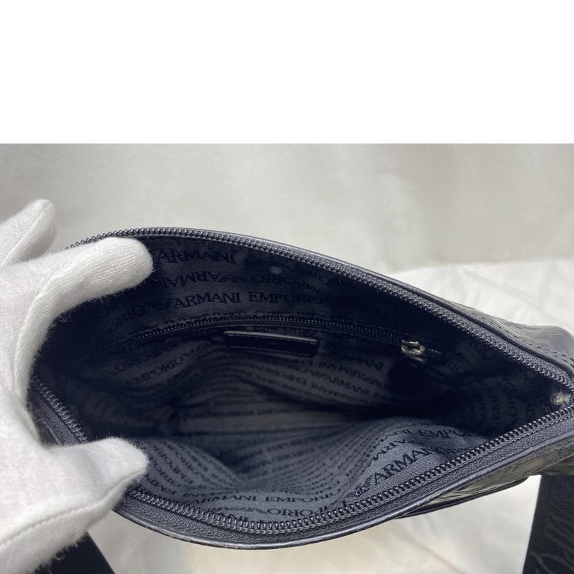EMPORIO ARMANI Eagle Logo Messenger Bag YEM461 Rank AB 51 [Used] YEM461 8