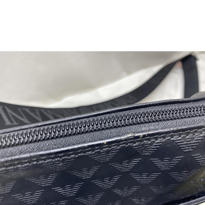 EMPORIO ARMANI Eagle Logo Messenger Bag YEM461 Rank AB 51 [Used] YEM461 10