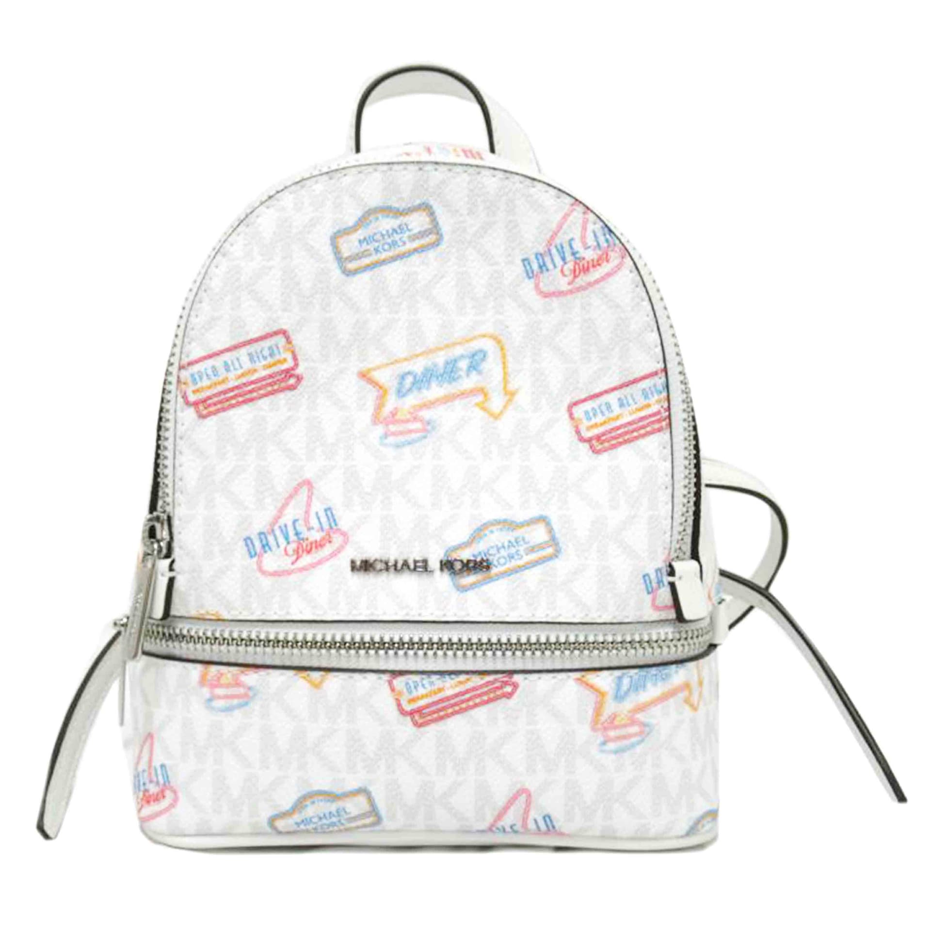 MICHAEL KORS RHEA Backpack Extra Small Signature 35T5SRAB0I AB Rank 63Used 2