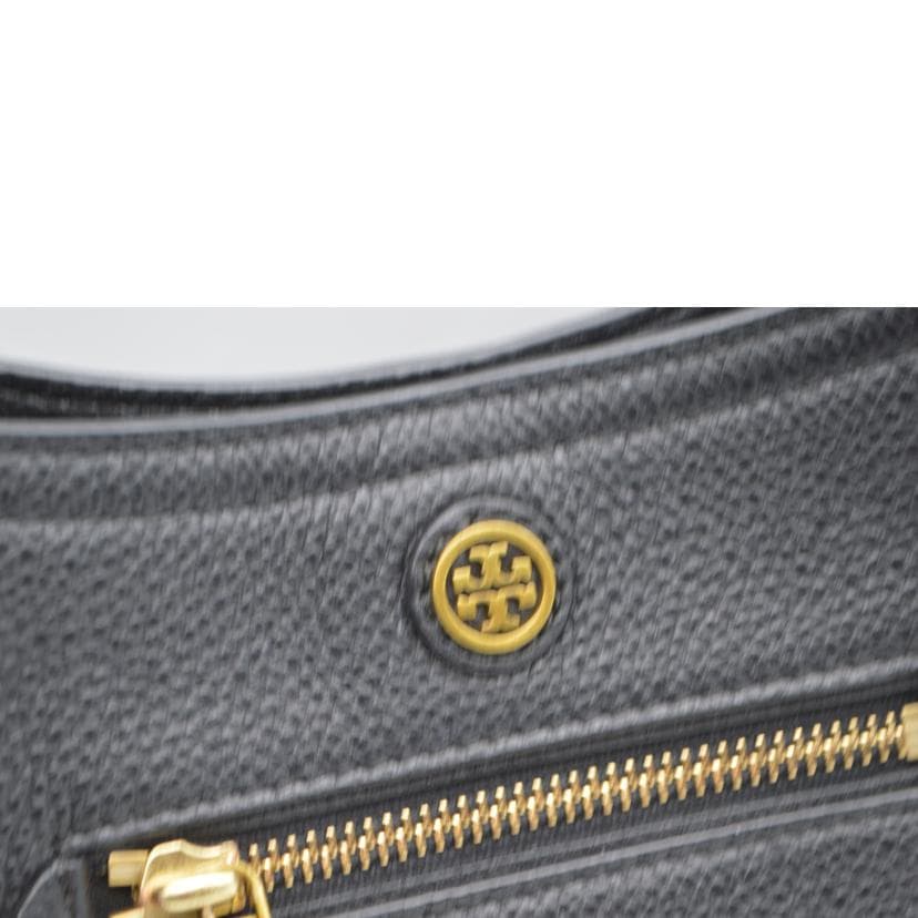 TORY BURCH Francis Pebble Leather Noir AB Rank 89 [Used] 7