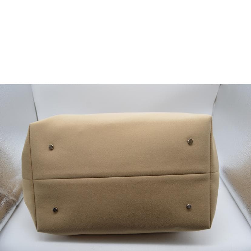 BURBERRY Horse Logo Canvas Leather Tote Beige ZAE07-204-40 Rank A 89 [Used] 4